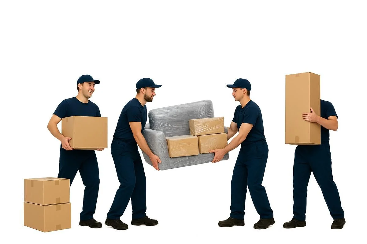 فريق عمل شركة الصخرة لنقل العفش والأثاث بالرياض